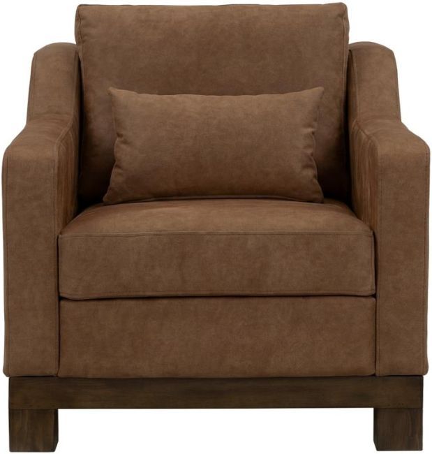 International Furniture Direct Zaphiro Brown Accent Chair-2