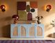 International Furniture Direct Arcadia Blue/Brown Console-1