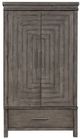 Liberty Modern Farmhouse Dusty Charcoal Armoire-0
