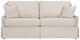 Fairfield® Customizable Kelly Skirted Sofa with Two Knife-Edge Backs over Two Seats-1