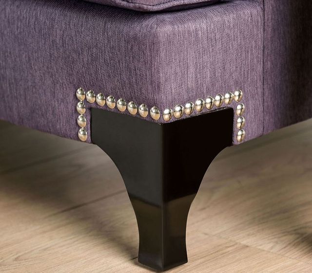 Furniture of America® Sisseton Purple Loveseat-2