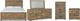 Signature Design by Ashley® Shurlee 4-Piece Light Brown King Panel Bed Set-0