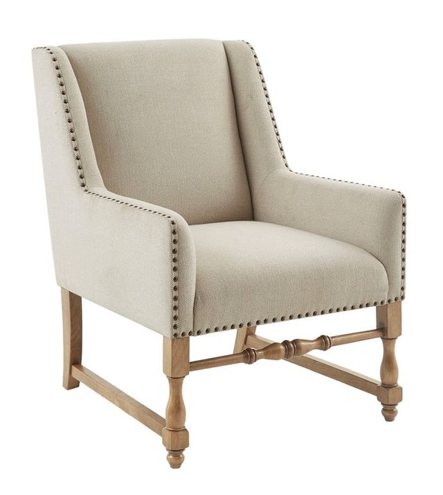 Olliix by Martha Stewart Belden Cream Accent Chair-1