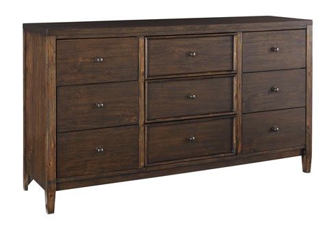Signature Design by Ashley® Kisper 4-Piece Brown King/California King Panel Headboard Bed Set-2