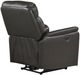 Mazin Furniture Leif Dark Brown Power Reclining Chair-5