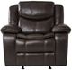 Homelegance® Bastrop Brown Manual Gilder Recliner-2