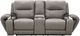Signature Design by Ashley® Real Moments Ash Power Reclining Loveseat with Audio Seating-4