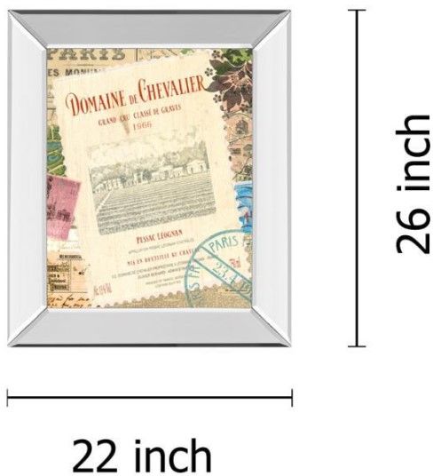 Classy Living Maria Mendez Wine Tour II 22" Wall Art-2