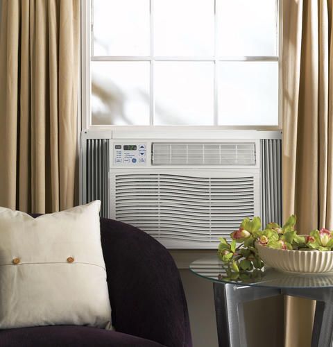 GE Window Mount Air Conditioner-Gray-0