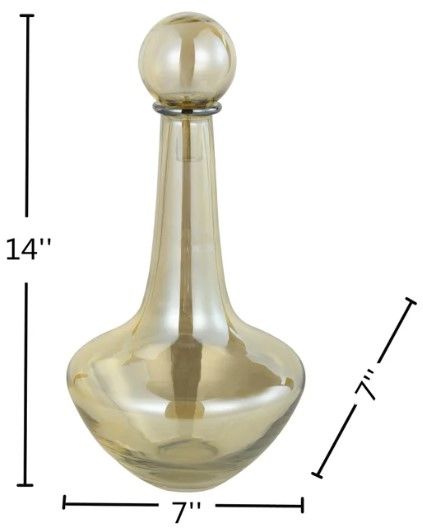 StyleCraft Austin Allen James Opulence 14" Plated Glass-3