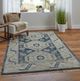 Feizy Fillmore Blue/Ivory 5'x8' Area Rug-5