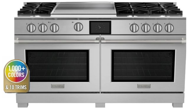 BlueStar® 60" Custom Pro Style Dual Fuel Range