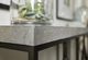 Hooker® Furniture Ciao Bella Gray Console Table with Aged Steel Base-3