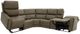 Furniture of America® Orpheus Brown Power Sectional with Lift Chair-0
