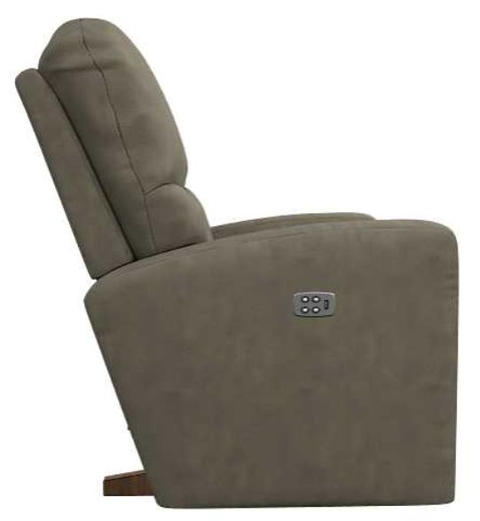 La-Z-Boy® Sherman Charcoal Power Rocking Recliner-3