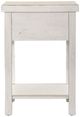 Liberty Furniture Modern Farmhouse Flea Market White Chairside Table-4