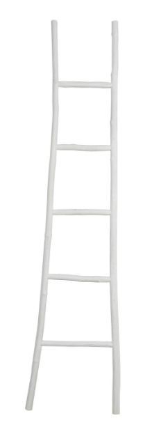 Deco Marche White Slanted Ladder-2