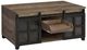 ACME Furniture Nineel Black/Rustic Oak Coffee Table-3