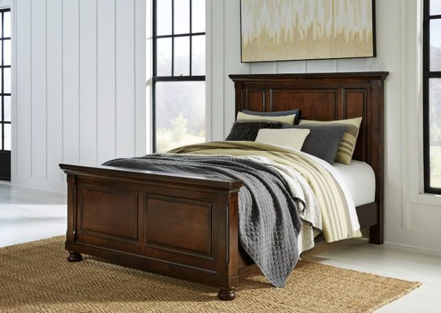 Millennium® by Ashley® Porter Rustic Brown Queen Panel Bed-4