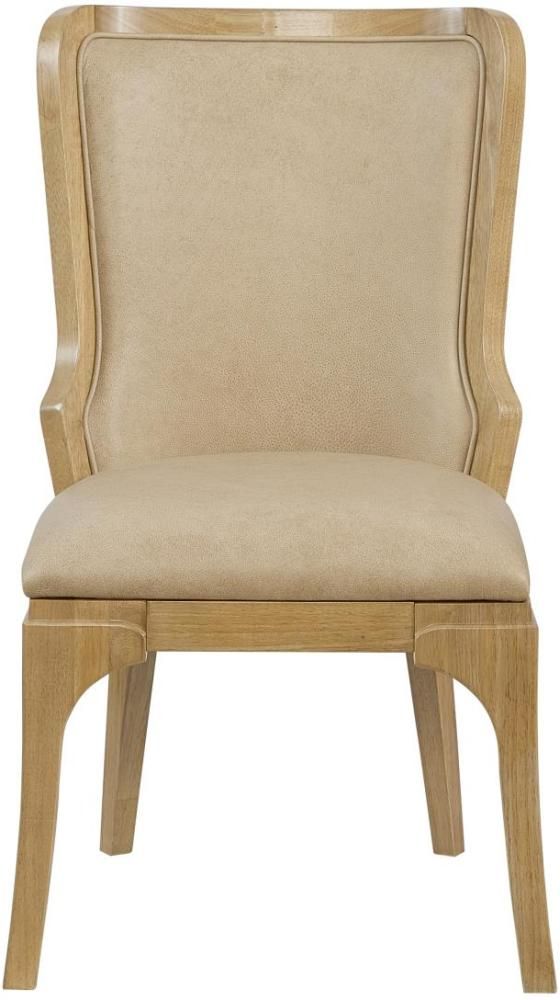 Bernards Tapestry Beige Upholstered Side Chair-2