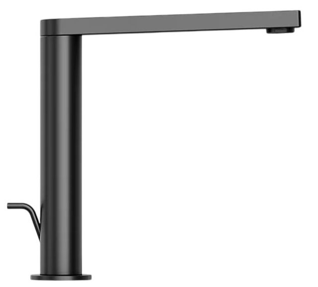 KOHLER® Composed® Matte Black Tall Single-Handle Bathroom Sink Faucet with Lever Handle-2