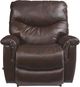 La-Z-Boy® James Walnut Leather Manual Rocking Recliner-2