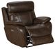 BarcaLounger® Sandover Tri-Tone Chocolate Leather Power Recliner-1