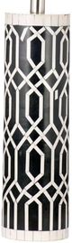 Bassett Mirror Baaker Black/White Table Lamp-2