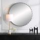 Uttermost® Cosmopolitan Matte Black Round Mirror-1