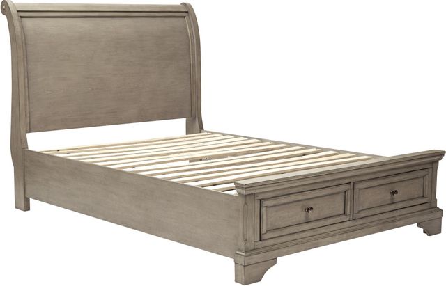 Signature Design by Ashley® Lettner Light Gray Full Sleigh Youth Bed-1