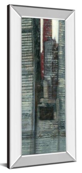 Classy Art Urban Landscape VI by Norman Wyatt Mirror Framed Wall Art-1