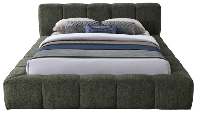Meridian Furniture Carlin Olive King Upholstered Panel Bed-1