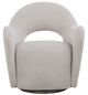 Uttermost® Wander Gray Swivel Chair-3