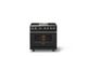 Viking® 5 Series 36" Antique Bronze Pro Style Dual Fuel (NG) Range with Brushed Brass Trim-3