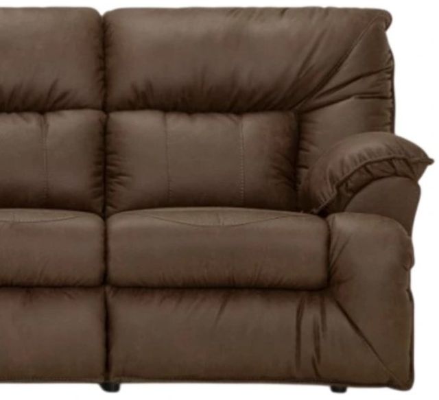Franklin™ Henson Commodore Cocoa Reclining Sofa with Drop Down Table-1