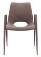 Zuo® Modern Desi Brown/Walnut Dining Arm Chair-2