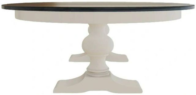 Mavin Customizable 60" x 60" Round Extendable Dining Table with 2 Leaves-2