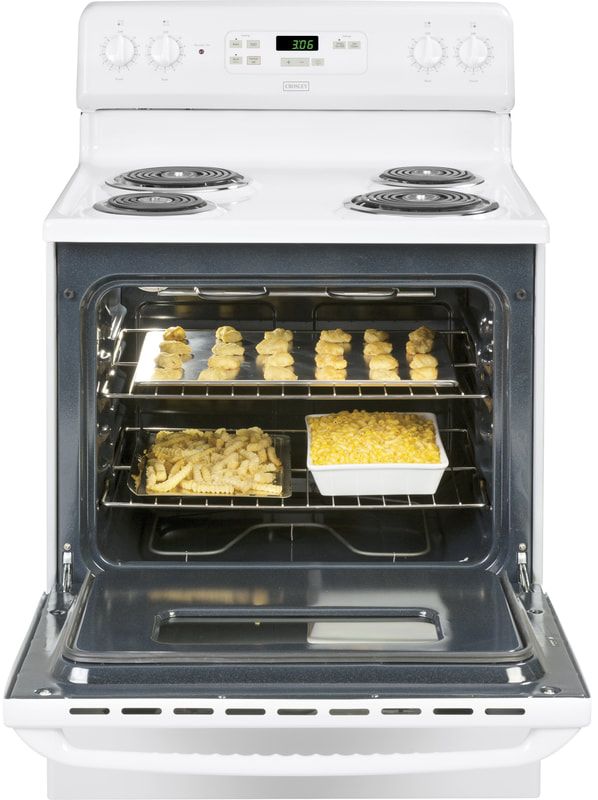 Crosley® 30" White Freestanding Electric Range-1