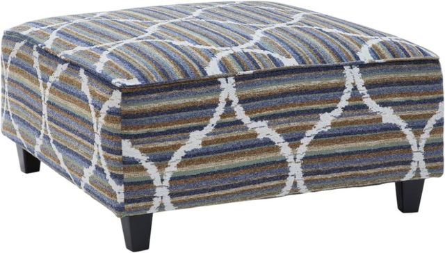 Fusion Furniture Nathan Bewilder Lagoon Cocktail Ottoman-0