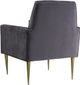 TOV Furniture Danner Grey Velvet Chair-2