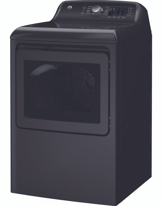 GE® 7.4 Cu. Ft. Diamond Gray Electric Dryer-5