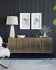 A & B Home 2-Piece Blue/Green Mirrored Frame Bird Wall Art Print Set-5