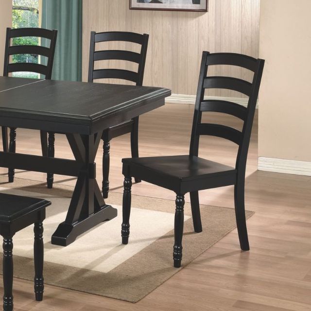 Winners Only® Quails Run Ebony Side Chair-1
