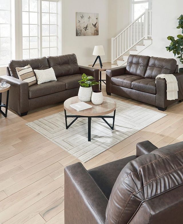 Benchcraft® Barlin Mills Umber Manual Rocker Recliner-9