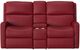 Flexsteel® Customizable Catalina Leather Power Reclining Loveseat with Console and Power Headrests-3