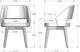 Amisco Customizable Loretta Dining Arm Chair-2