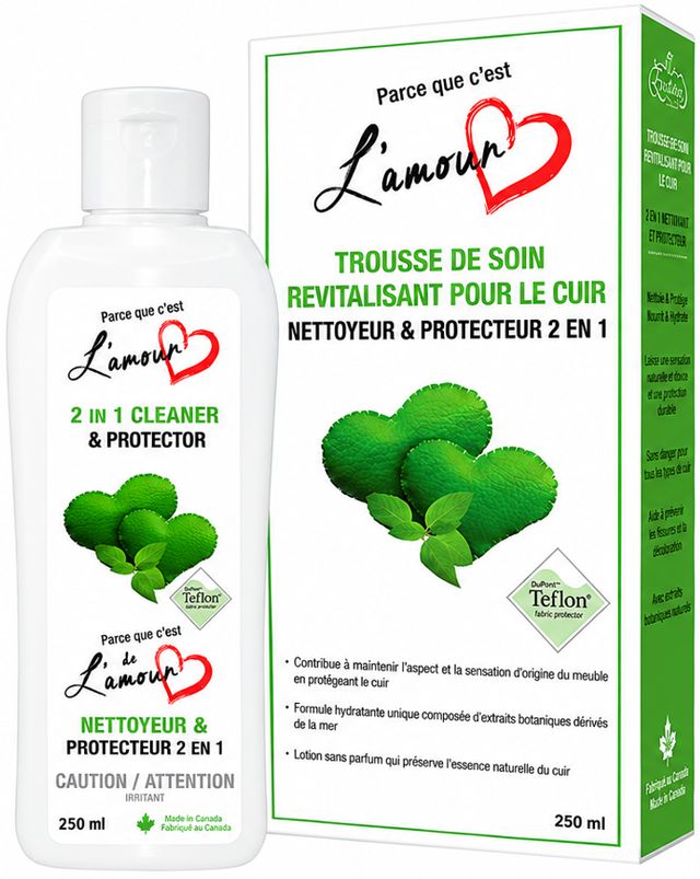 Excelsior® Revitalizing Leather 2 in 1 Cleaner and Protector Care Kit-1