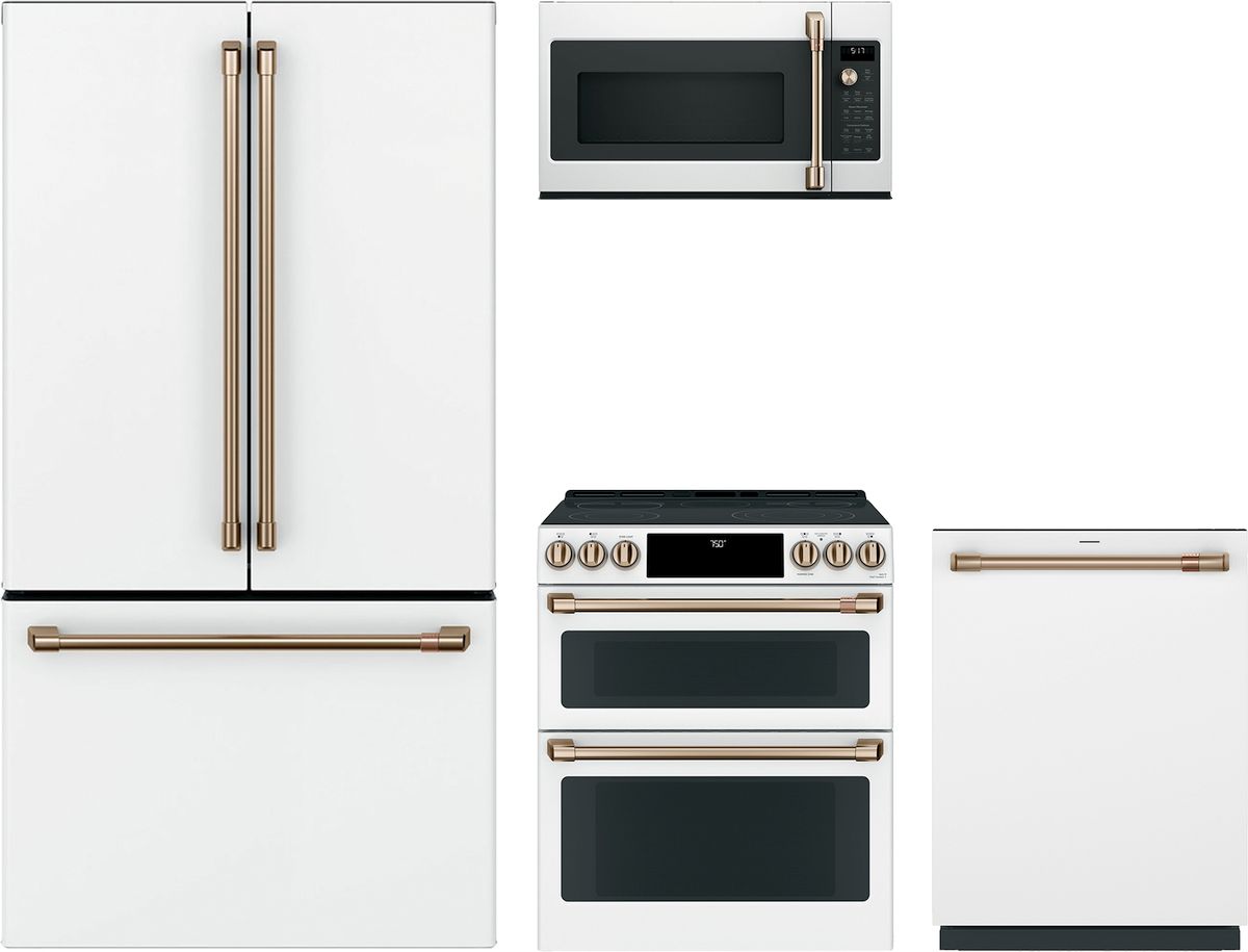 Café™ 4 Piece Matte White Kitchen Package