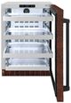 ZLINE Touchstone 24 " 5.2 Cu. Ft. Copper 151 Can Beverage Fridge with Hand Hammered Glass Door-3