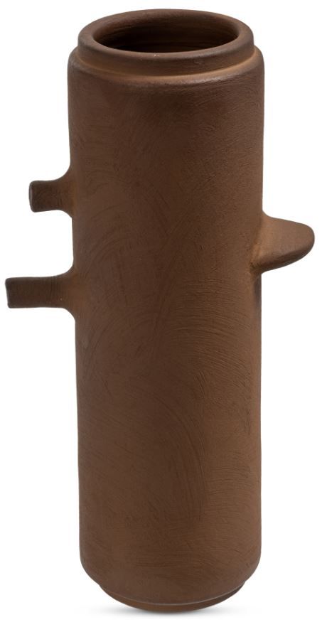 Moe's Home Collection Ezra Matt Brown 12" Vase-0